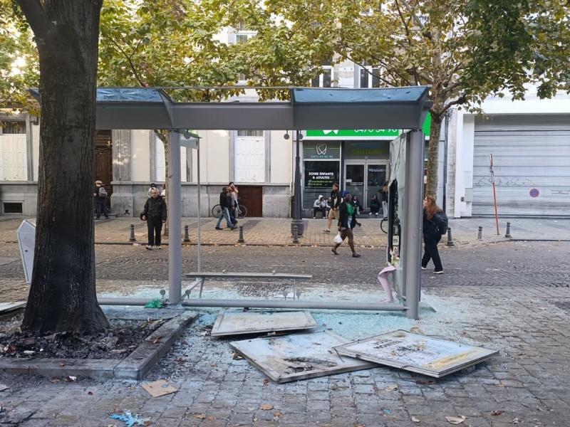 Manifestations et émeutes : 30 arrestations à Liège