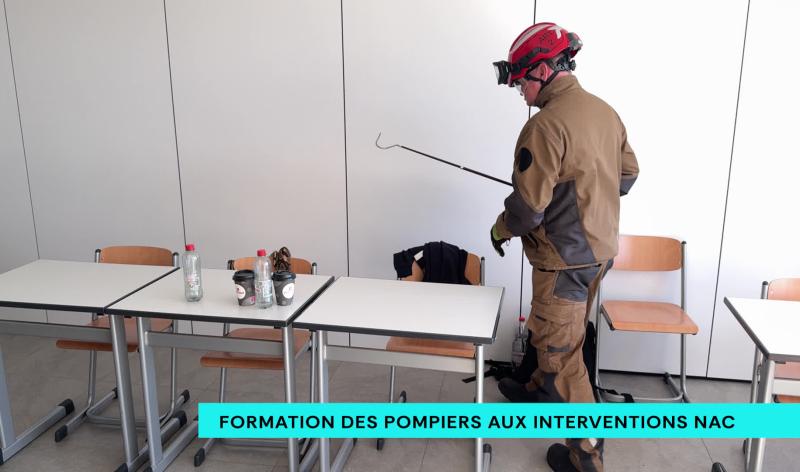Des pompiers formés aux interventions NAC à Amay: "On commence à en rencontrer de plus en plus"