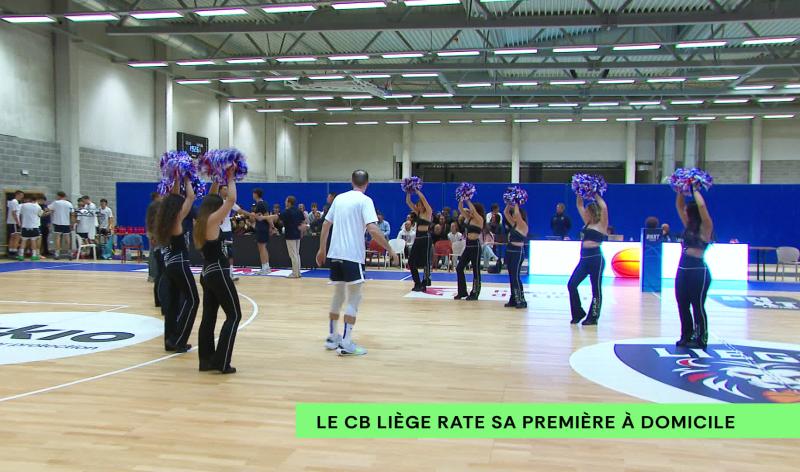 Le CB Liège rate sa première à domicile en BNXT League (73 - 101)