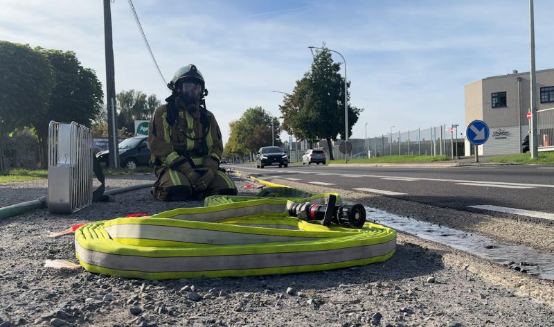 Fuite de gaz : un exercice grandeur nature pour tester la coordination des secours en Hesbaye