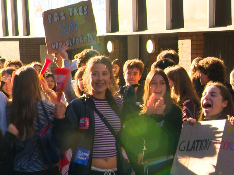 Poursuite des manifestations d'élèves dans le calme ce mardi 6 octobre