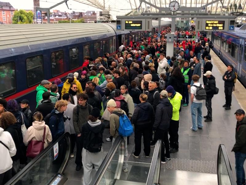 Des milliers de Liégeois partis manifester à Bruxelles