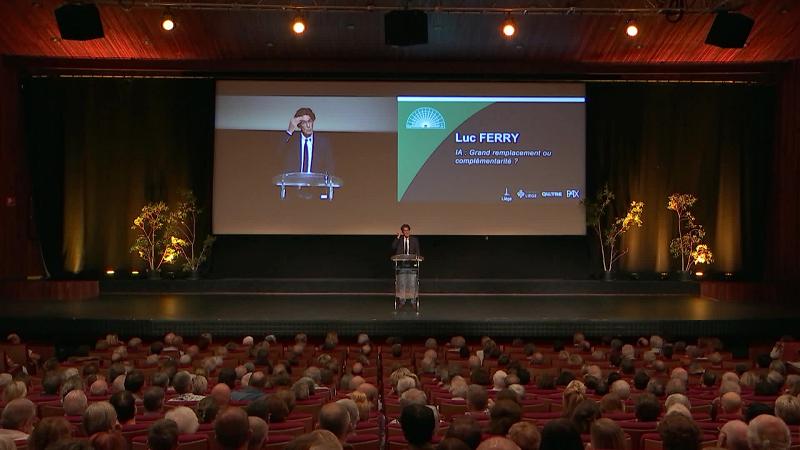 Grandes conférences liégeoises — Luc Ferry, IA : Grand remplacement ou complémentarité ?