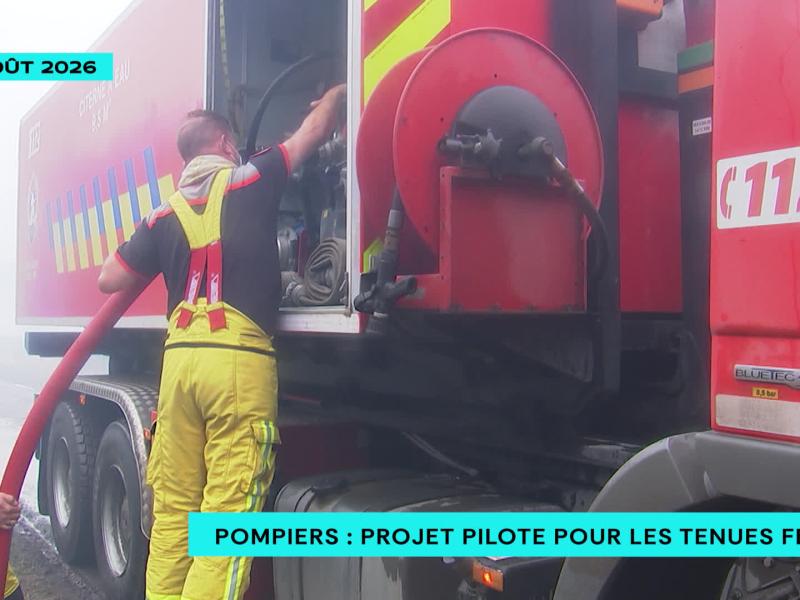 Pompiers : un projet pilote pour entretenir leurs tenues de feu