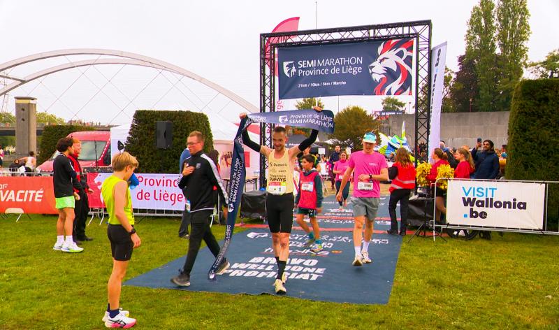 Amaury Paquet s'offre un 5e semi-marathon de la Province de Liège