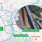 Une voie fermée à la sortie Avroy-Laveu en raison de dégradations