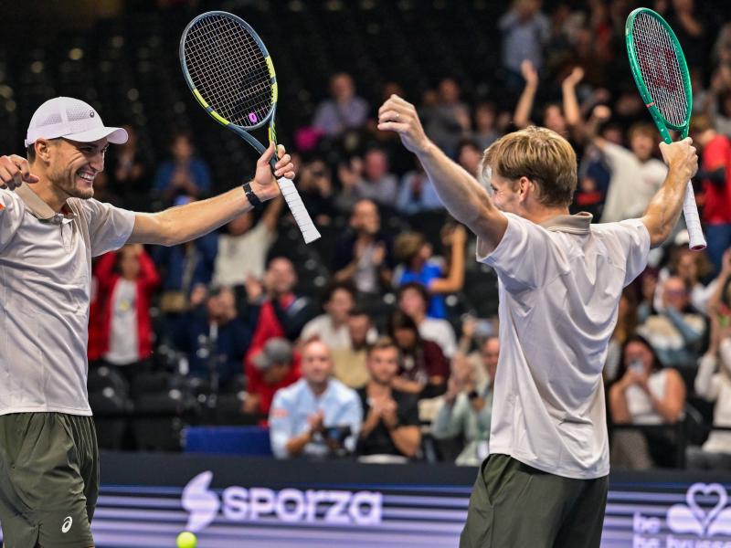 Victoire de la paire Collignon - Goffin à l'Open de Bruxelles