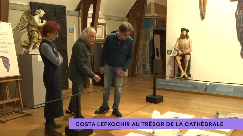"Au seuil de l'invisible" : Costa Lefkochir expose au Trésor de la Cathédrale