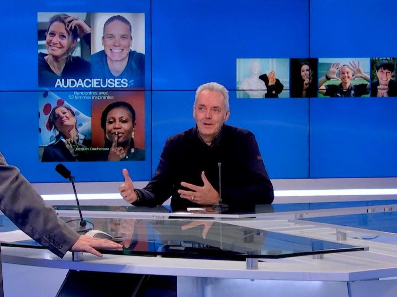 Invité : Jacques Duchateau pour son livre de portraits de 52 femmes "Audacieuses"