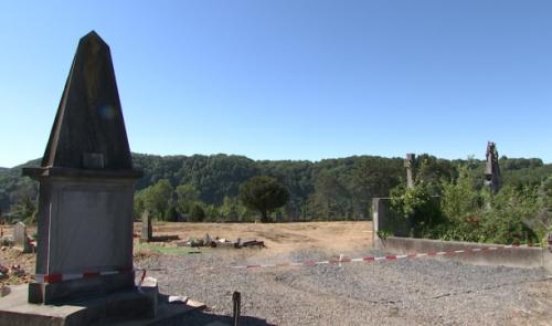 Huy : exhumations et travaux de terrassement au cimetière de la Buissière