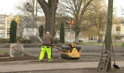 Huy: le réaménagement du parc Henrion vient de démarrer