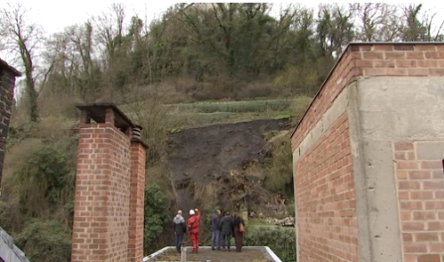 Huy: nouvel effondrement au pied du Fort