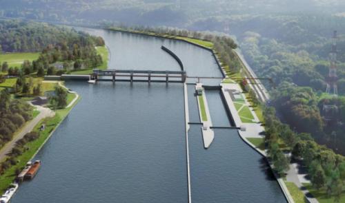 La Meuse élargie de 65 mètres à Amay !