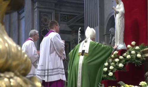 La Vierge de Banneux était au Vatican