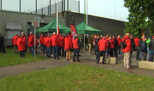 Lantin : grève et rassemblement du personnel des prisons