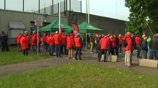 Lantin : grève et rassemblement du personnel des prisons
