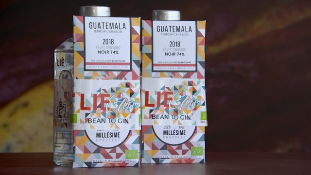 Le nouveau gin LièGin créé en collaboration avec Millésime Chocolat