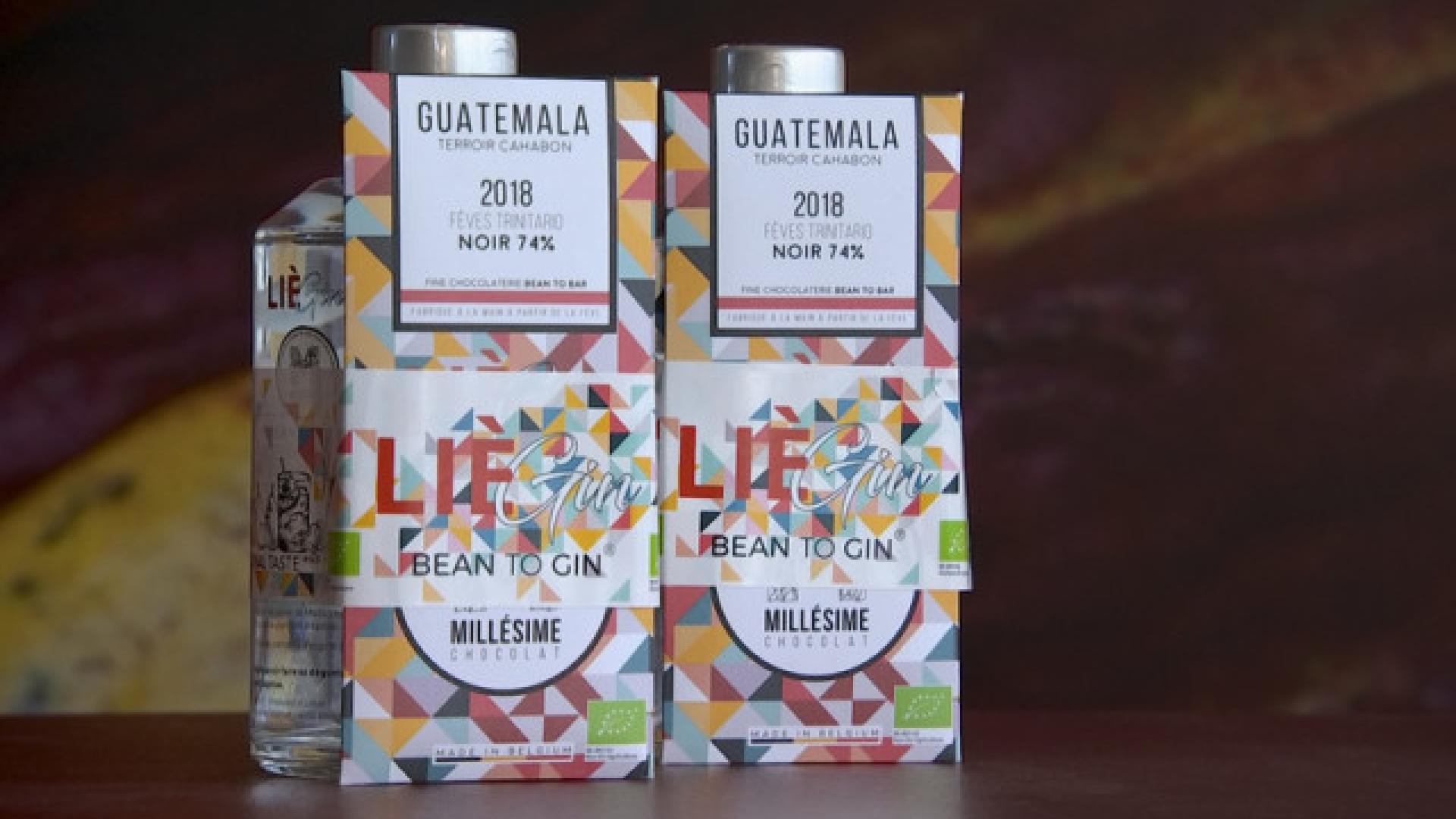 Le nouveau gin LièGin créé en collaboration avec Millésime Chocolat