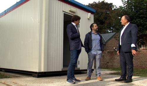 Les premiers containers pour les indépendants sinistrés sont arrivés