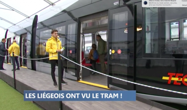 Les Liégeois découvrent leur tram