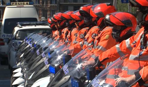 Les sirènes en hommage aux policières assassinées en 2018