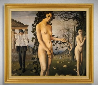 Liège chefs d'oeuvre: L'Homme de la rue (Paul Delvaux)
