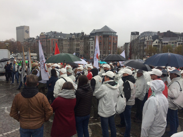 Liège: 600 participants à un rassemblement contre les violences sur les policiers