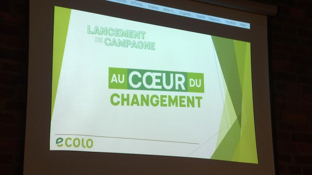 Liste ECOLO aux élections fédérales.