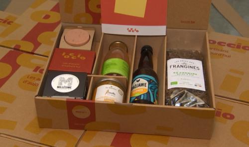 Loccio: le coffret rempli de produits liégeois et bios