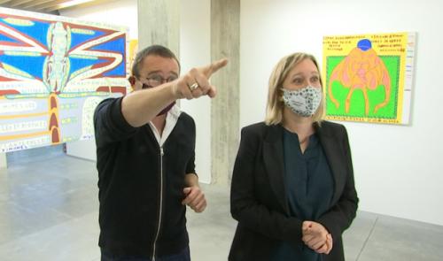 Marathon culturel pour la ministre Linard