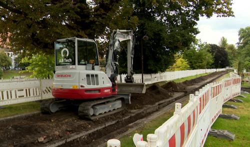 Le parc de la Boverie en travaux