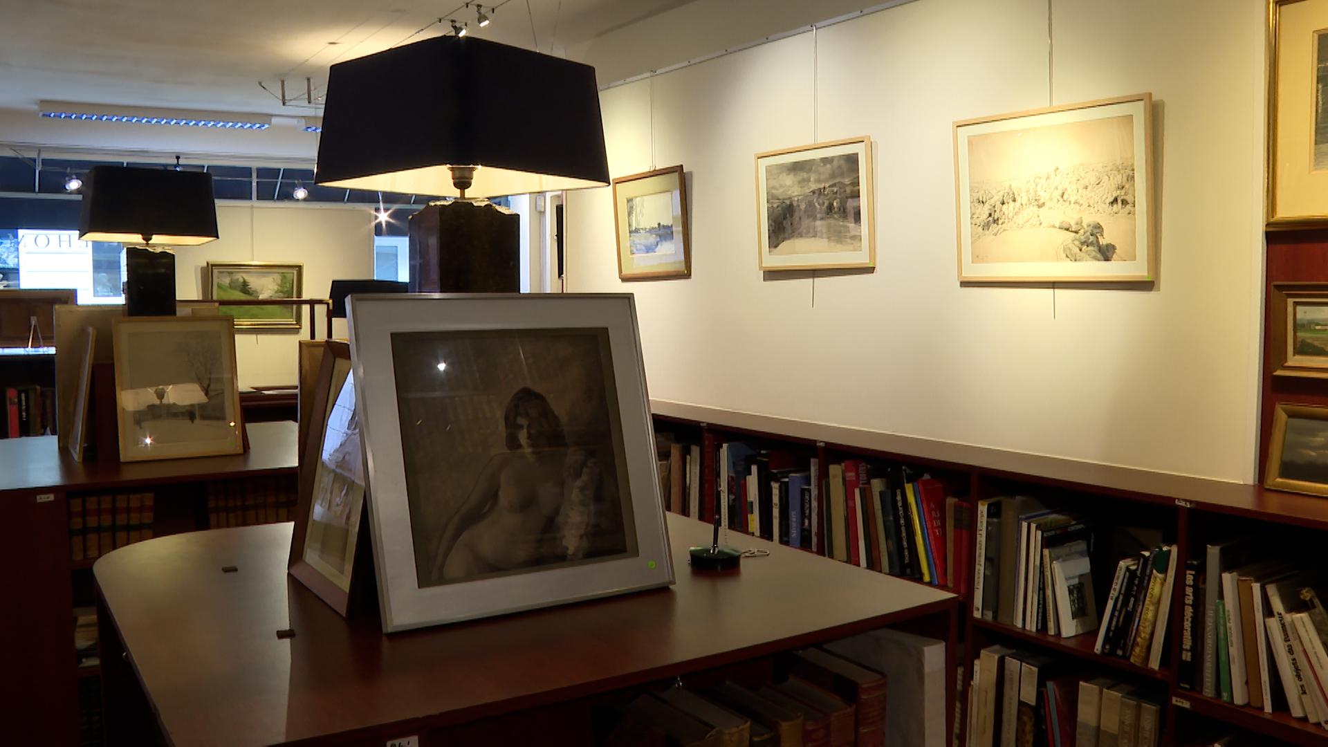 Une expo inédite des œuvres de François Maréchal à la librairie Lhomme