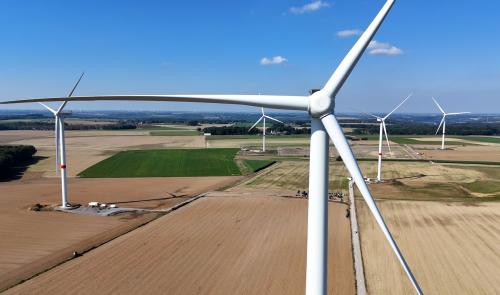 Cinq éoliennes inaugurées à Engis