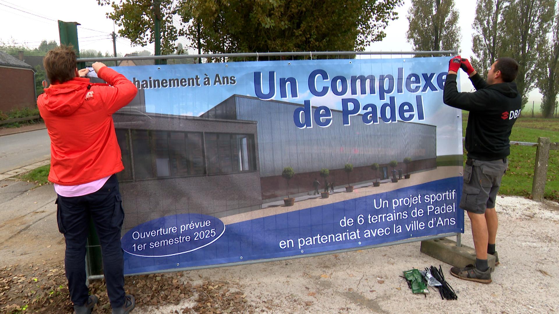Ans : nouveau complexe de Padel