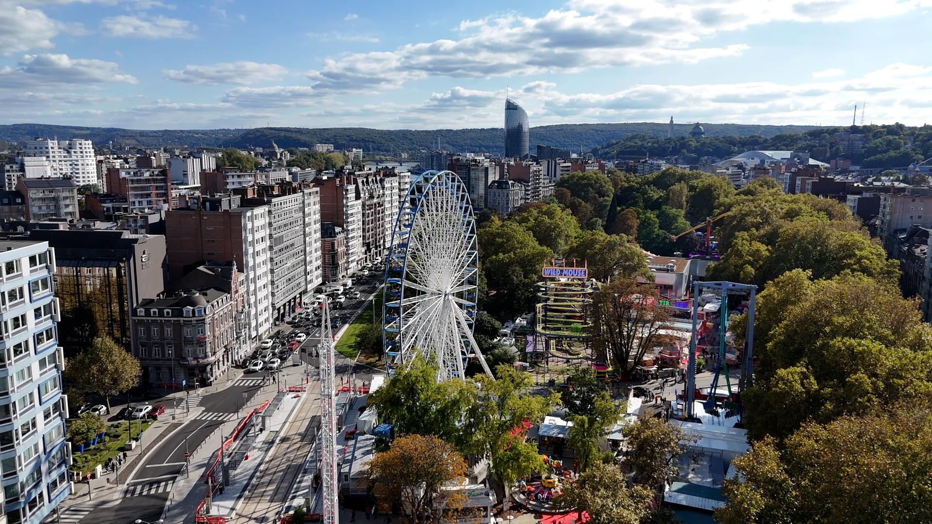 Ouverture de la 164ème foire d'octobre à Liège