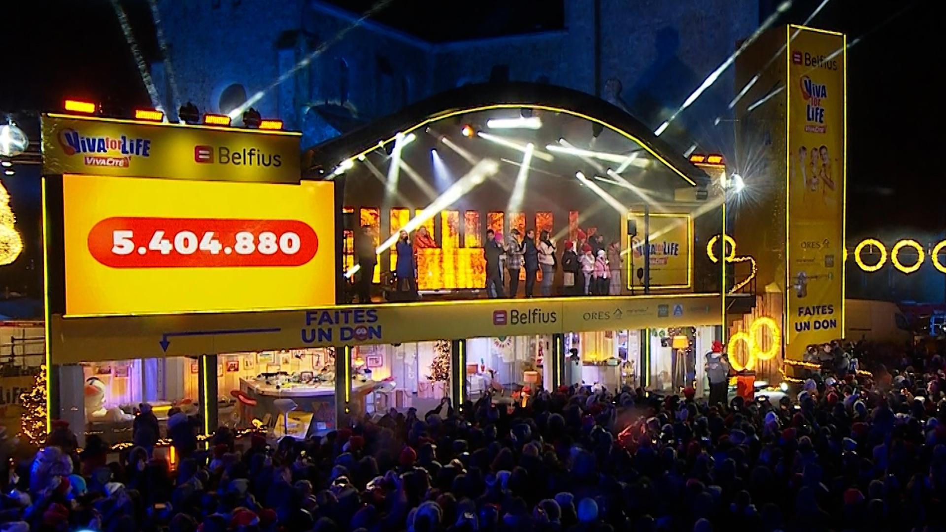 Le cube Viva For Life s'installe à Seraing pour sa 12ème édition