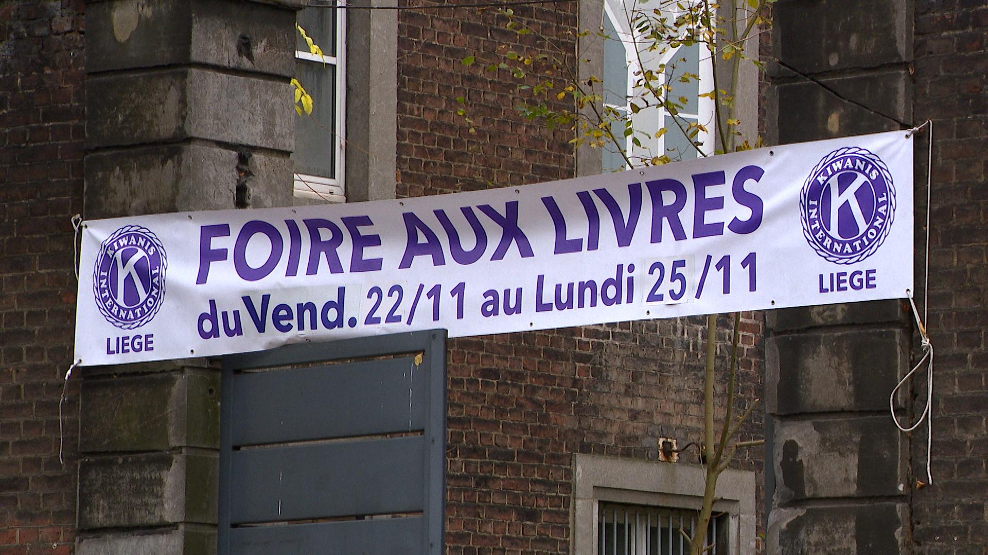 53ème foire aux livres pour le Kiwanis Liège