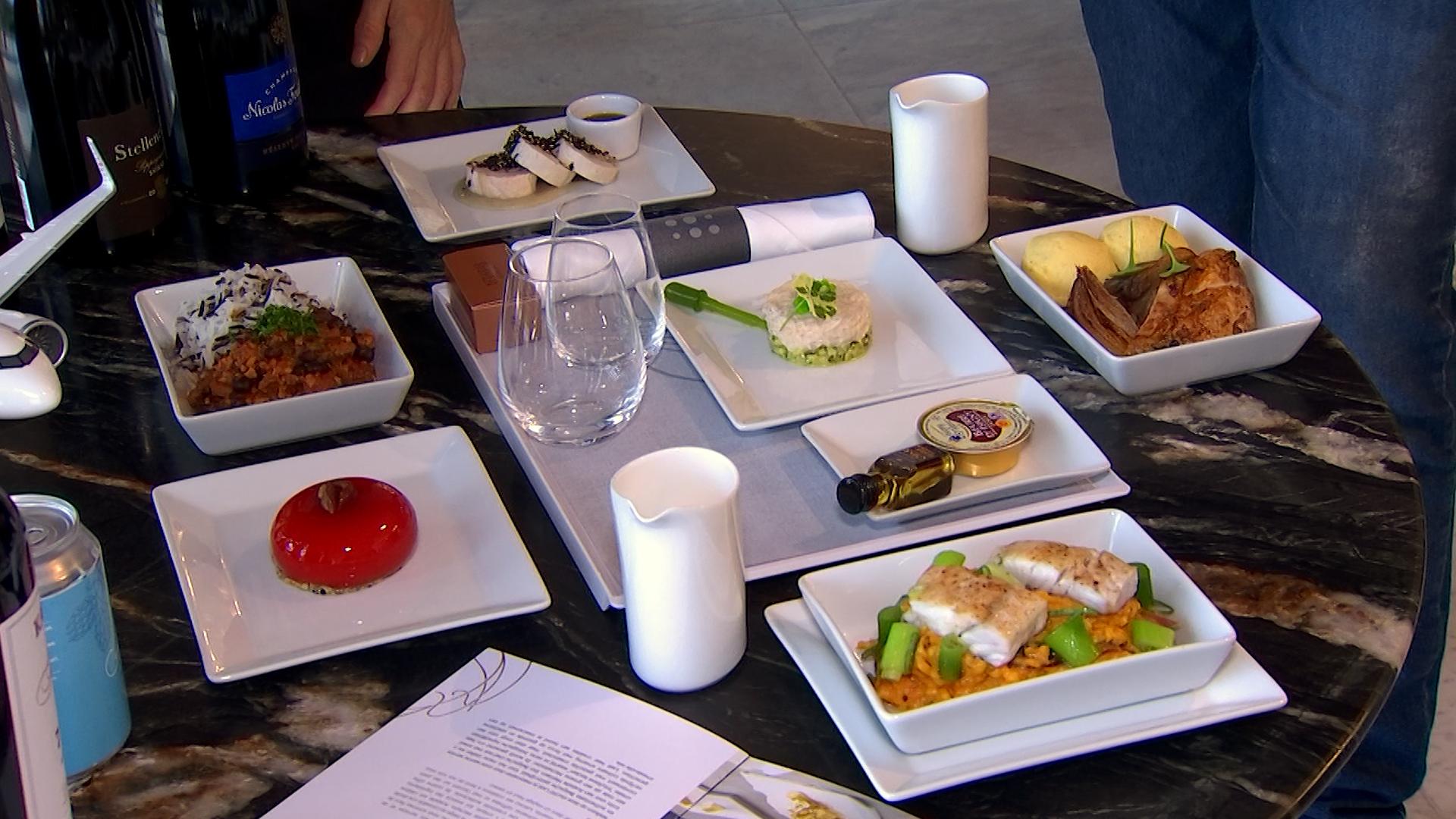 Dégustez les plats d'Arabelle Meirlaen à 10.000m d'altitude !