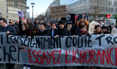 Nouvelle mobilisation contre la réforme de l'enseignement qualifiant
