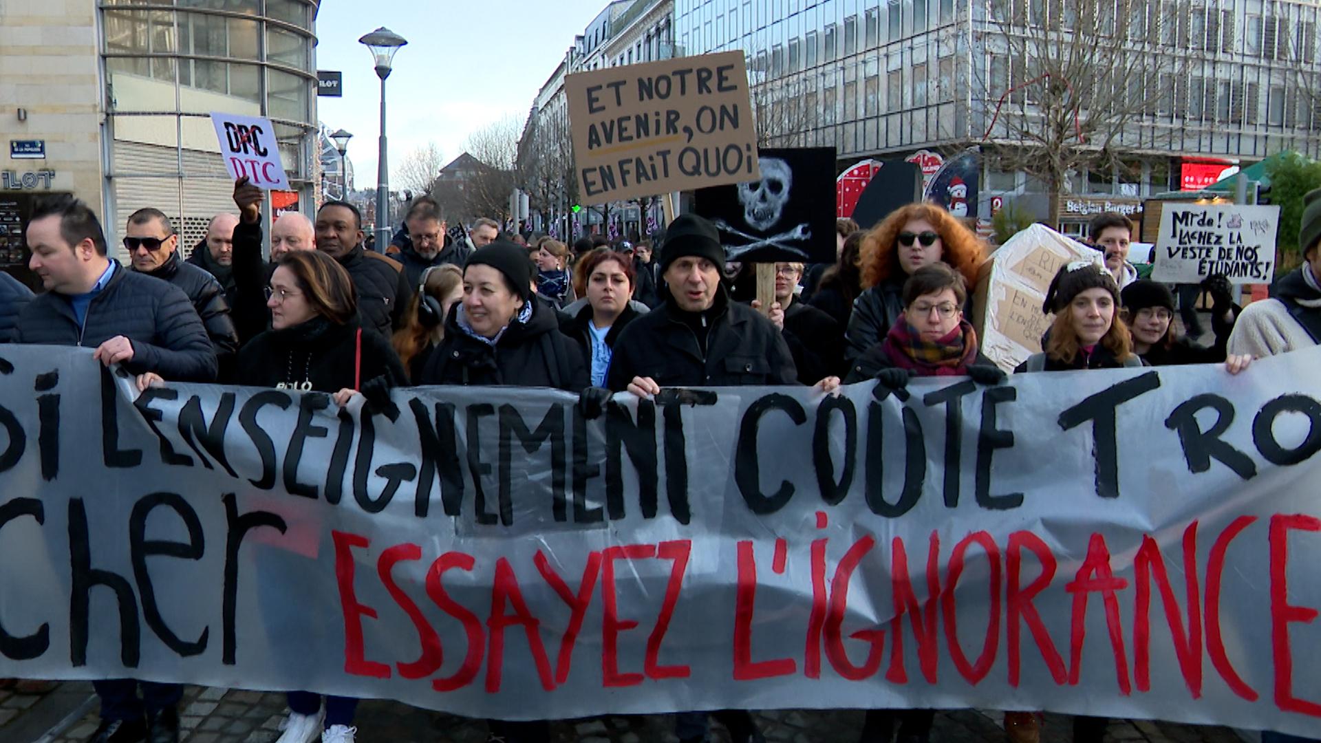 Nouvelle mobilisation contre la réforme de l'enseignement qualifiant