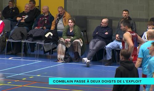 Final de la coupe de Belgique de Basket: Comblain passe à deux doigts de l'exploit face à Anvers