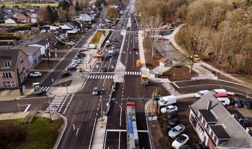 Fin des travaux au carrefour de Rotheux