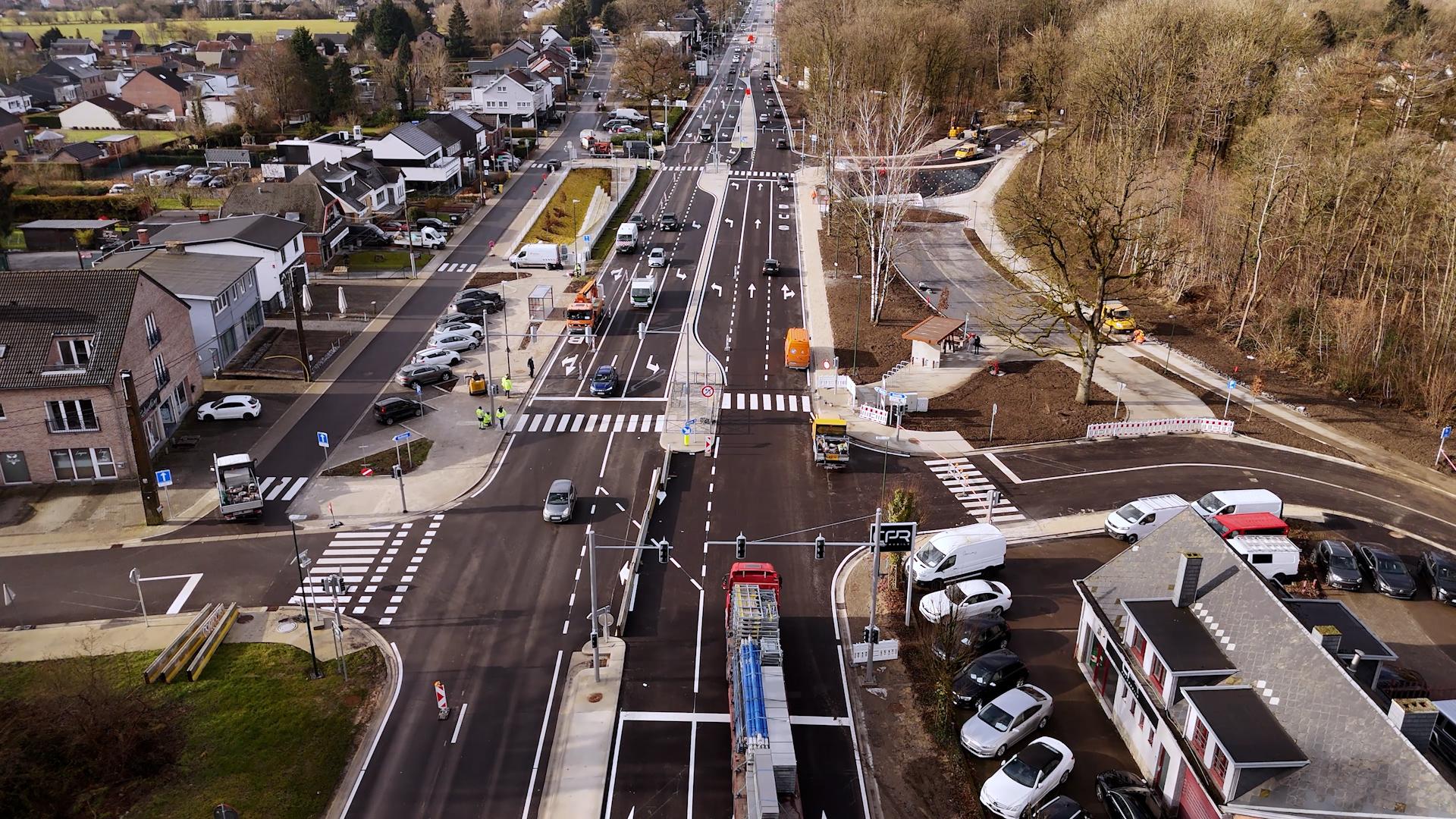 Fin des travaux au carrefour de Rotheux