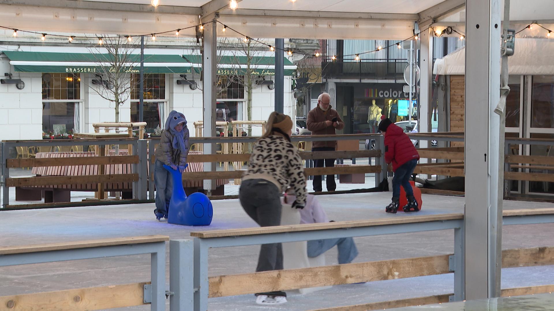 Retour de la patinoire sur la grand place de Visé