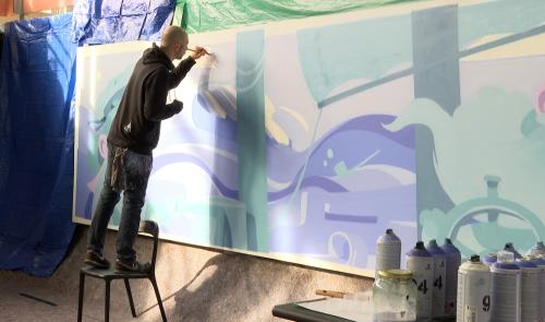 L'art urbain se dévoile à Hannut