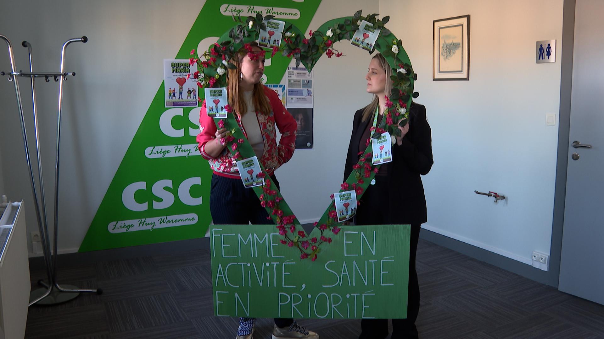 Stress des femmes au travail: la CSC sensibilise