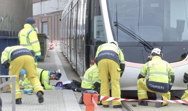 Tram : plus de 200 personnes mobilisées pour une simulation d'accident