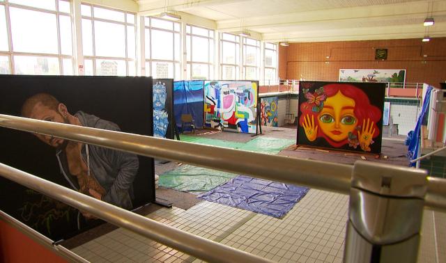 Khrôma: une exposition d'art urbain à l'Ancienne Piscine de Hannut