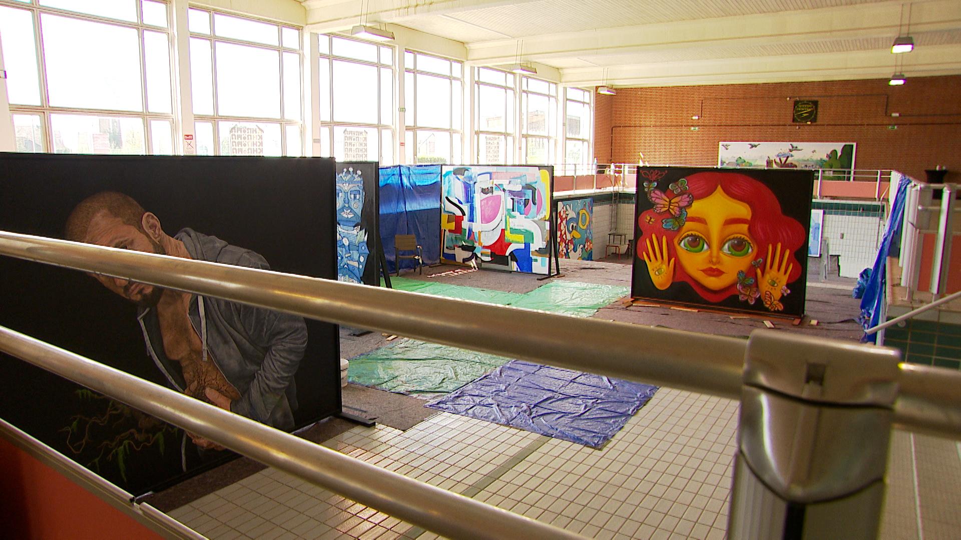 Khrôma: une exposition d'art urbain à l'Ancienne Piscine de Hannut