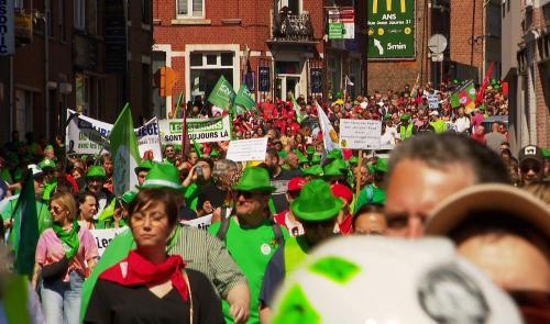 8000 manifestants à Liège pour la grève nationale